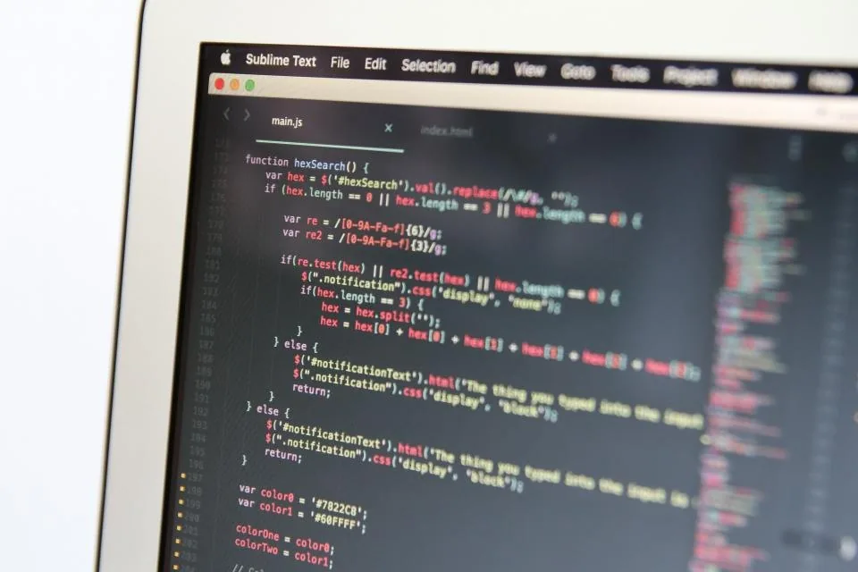 a close view of a screen showing an application's interface