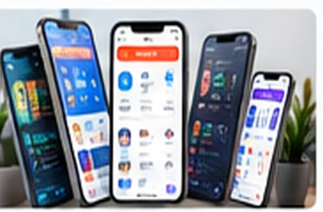 Illustration representing Mobile App Development delivery.