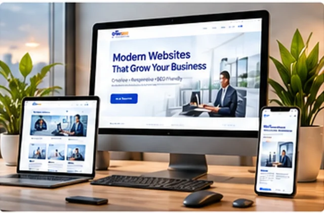 Illustration representing Web Design & Development delivery.